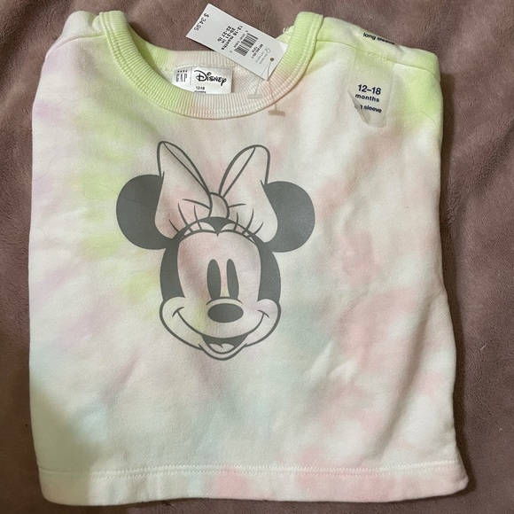 Baby GAP Disney Minnie Mouse crew neck shirt - Picture 1 of 2